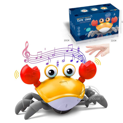  Musical Crawling Crab Toy for Kids - Interactive, LED Light Up, Obstacle Avoidance sold by Fleurlovin, Free Shipping Worldwide