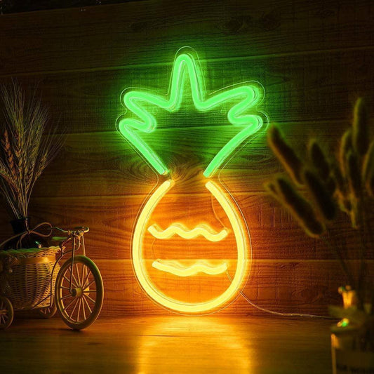 Neon Signs Pineapple Neon Wall Art sold by Fleurlovin, Free Shipping Worldwide