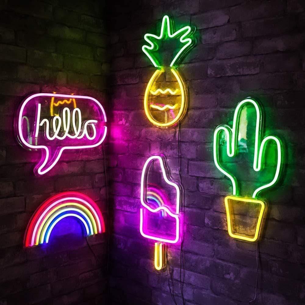 Neon Signs Rainbow Neon Wall Art sold by Fleurlovin, Free Shipping Worldwide