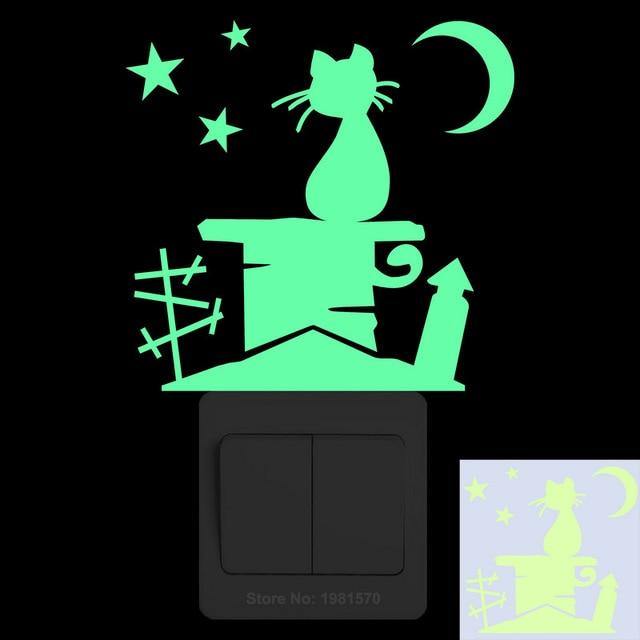  Night Cat Wall Sticker sold by Fleurlovin, Free Shipping Worldwide