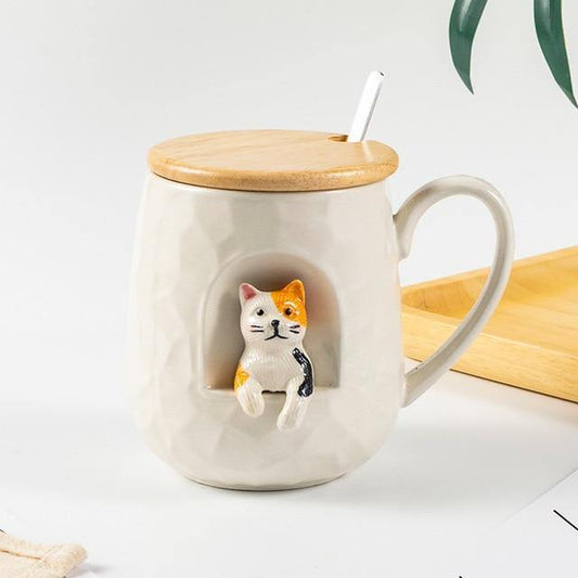  Novelty Cat Mug sold by Fleurlovin, Free Shipping Worldwide