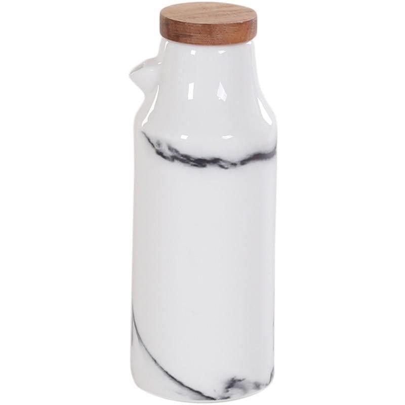 Oil & Vinegar Dispensers Ceramic Salt and Pepper Shaker + Oil and Vinegar Bottle Set sold by Fleurlovin, Free Shipping Worldwide
