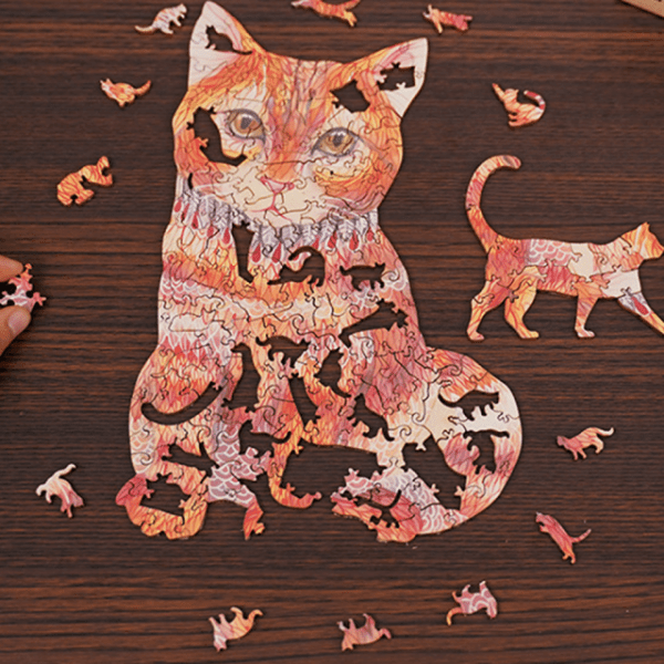  Orange Cat Puzzle sold by Fleurlovin, Free Shipping Worldwide