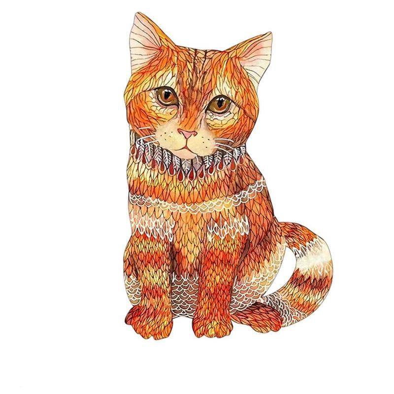  Orange Cat Puzzle sold by Fleurlovin, Free Shipping Worldwide
