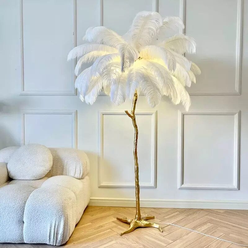  Ostrich Feather Floor Lamp sold by Fleurlovin, Free Shipping Worldwide