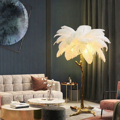  Ostrich Feather Floor Lamp sold by Fleurlovin, Free Shipping Worldwide