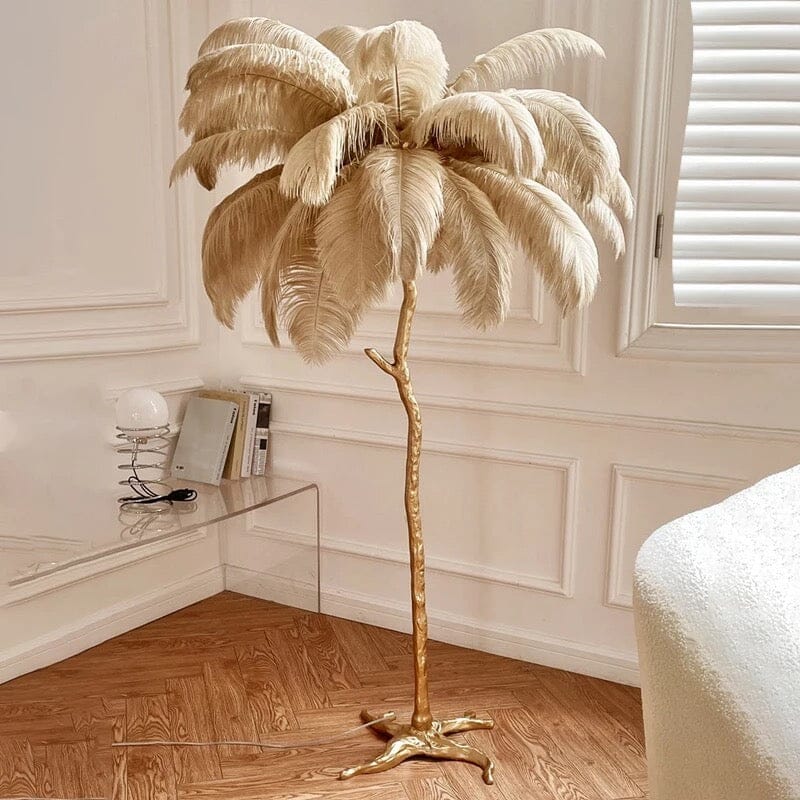  Ostrich Feather Floor Lamp sold by Fleurlovin, Free Shipping Worldwide