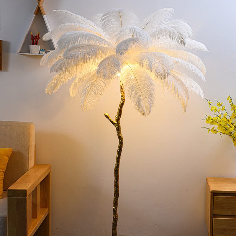  Ostrich Feather Floor Lamp sold by Fleurlovin, Free Shipping Worldwide