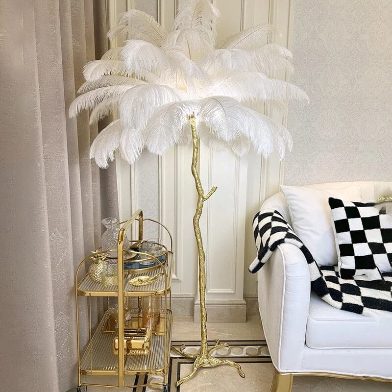  Ostrich Feather Floor Lamp sold by Fleurlovin, Free Shipping Worldwide