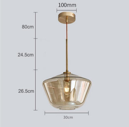 Pendant Lights Monica Designer Glass Pendant sold by Fleurlovin, Free Shipping Worldwide