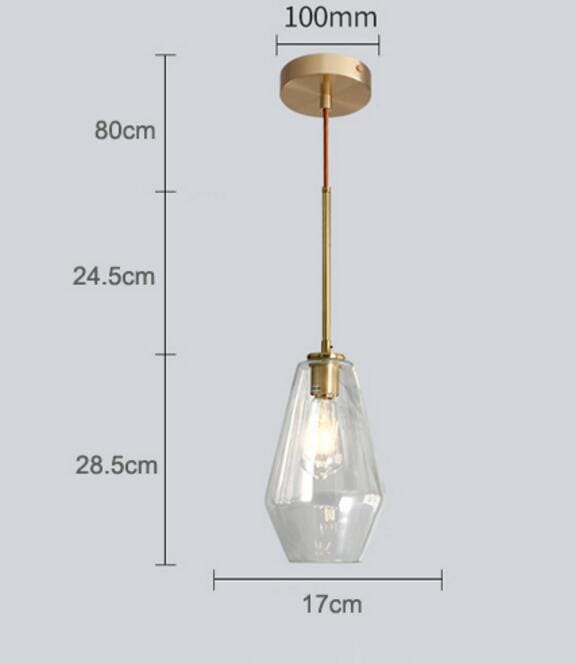 Pendant Lights Monica Designer Glass Pendant sold by Fleurlovin, Free Shipping Worldwide