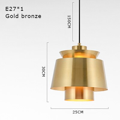 Pendant Lights Nordic Gold Suspension Lamps sold by Fleurlovin, Free Shipping Worldwide