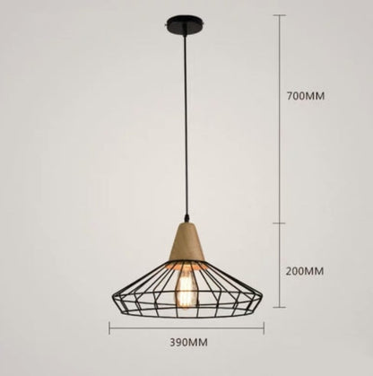 Pendant Lights Vintage Iron Cage Pendant Light Bar Cafe Study Dining Room sold by Fleurlovin, Free Shipping Worldwide