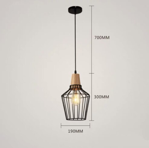 Pendant Lights Vintage Iron Cage Pendant Light Bar Cafe Study Dining Room sold by Fleurlovin, Free Shipping Worldwide