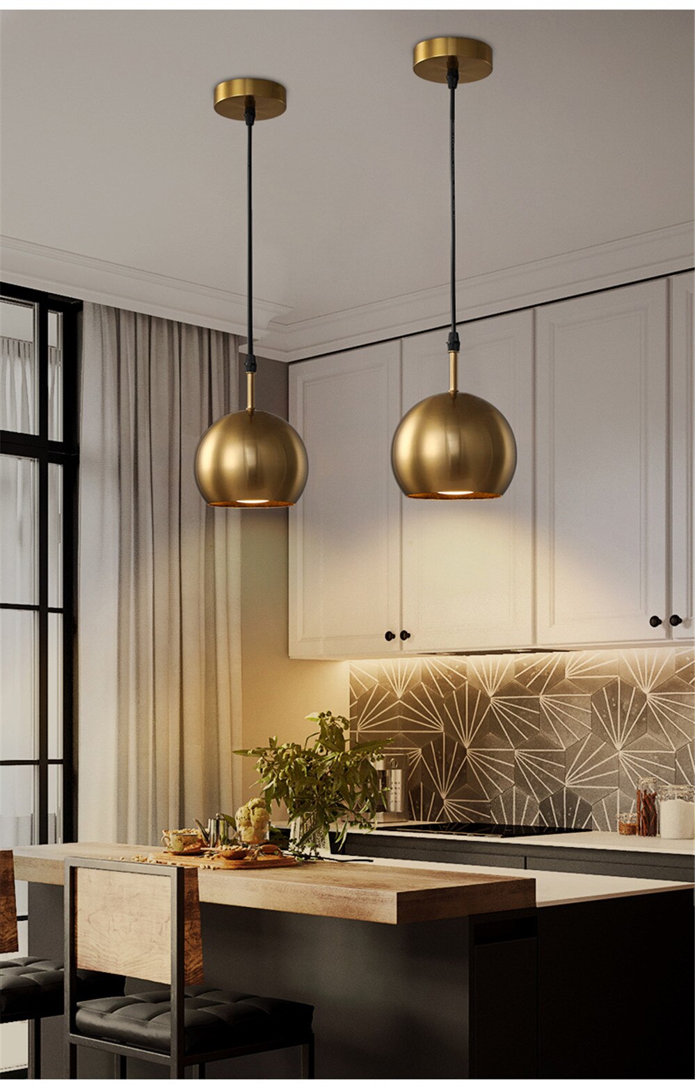 Pendant lights American Brass Metal LED Pendant Lights sold by Fleurlovin, Free Shipping Worldwide