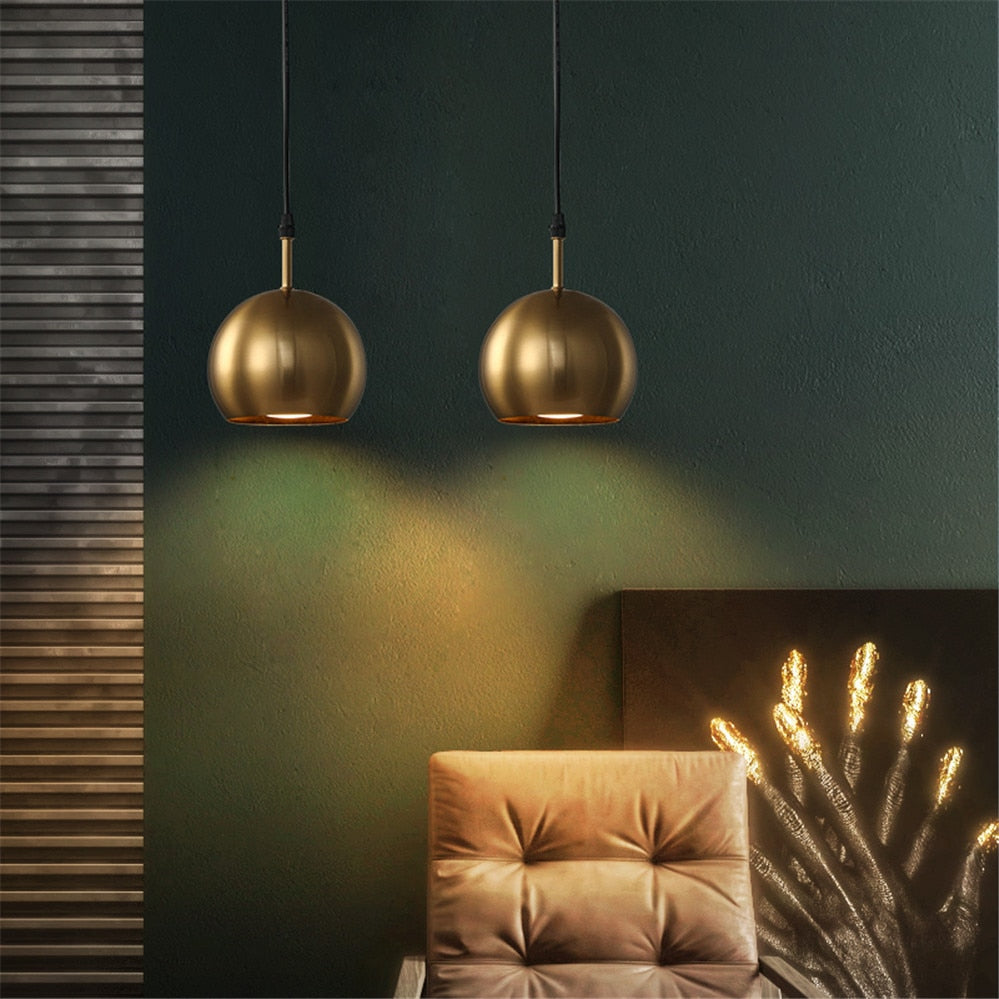 Pendant lights American Brass Metal LED Pendant Lights sold by Fleurlovin, Free Shipping Worldwide