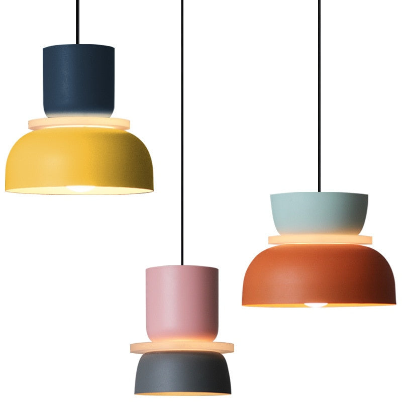 Pendant lights Customisable Rainbow Art Deco Lamps sold by Fleurlovin, Free Shipping Worldwide