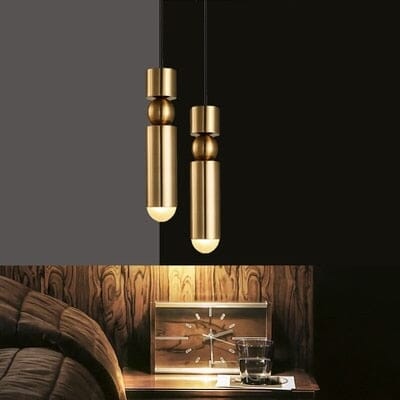 Pendant lights Golden Bullet Lights sold by Fleurlovin, Free Shipping Worldwide