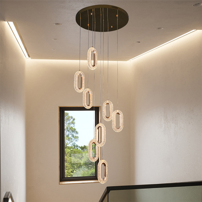 Pendant lights Modern Led Oval Pendant Light sold by Fleurlovin, Free Shipping Worldwide