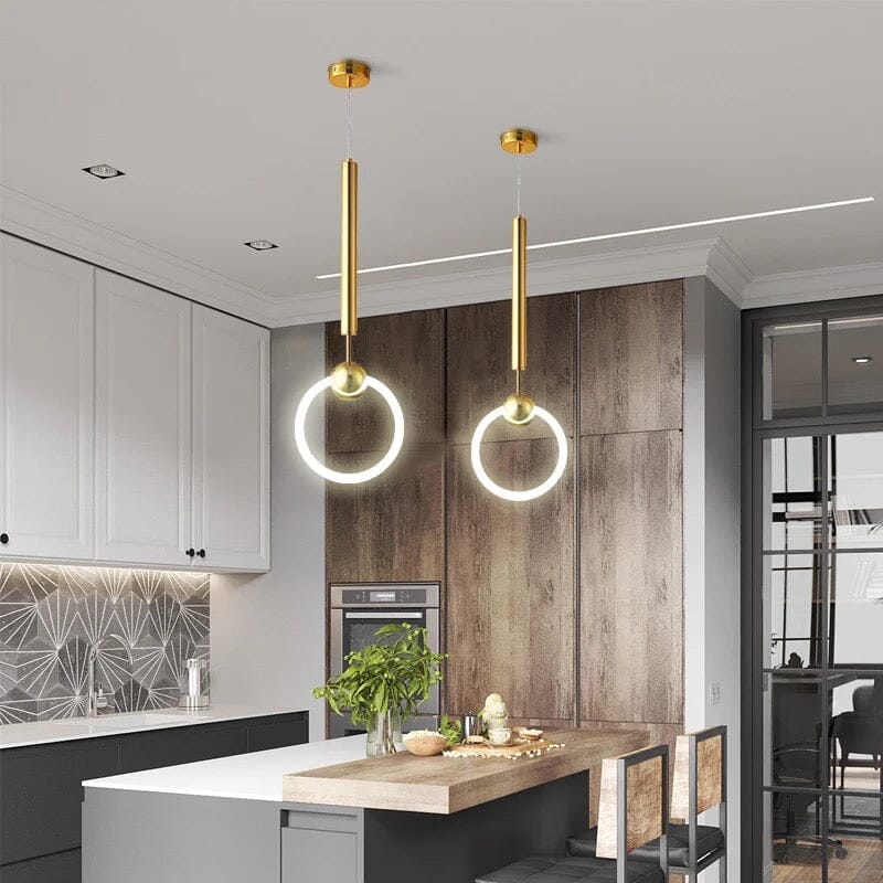 Pendant lights Nordic Hoop LED Pendant Lamp sold by Fleurlovin, Free Shipping Worldwide