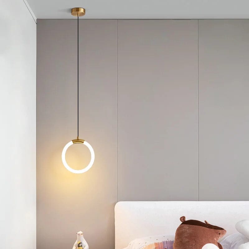 Pendant lights Nordic Hoop LED Pendant Lamp sold by Fleurlovin, Free Shipping Worldwide