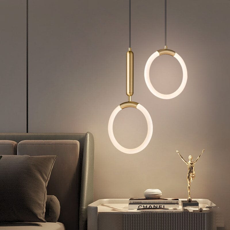 Pendant lights Nordic Hoop LED Pendant Lamp sold by Fleurlovin, Free Shipping Worldwide