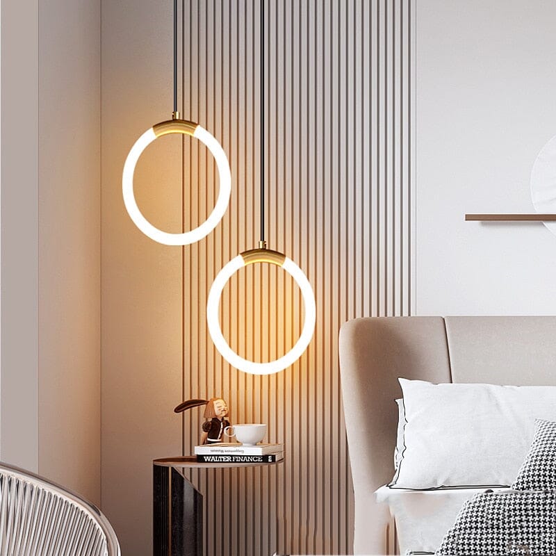 Pendant lights Nordic Hoop LED Pendant Lamp sold by Fleurlovin, Free Shipping Worldwide