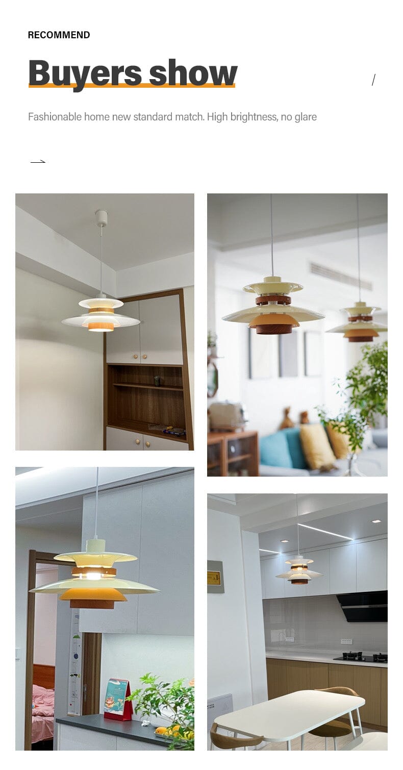 Pendant lights Nordic Two Tone Retro Pendant Lamp sold by Fleurlovin, Free Shipping Worldwide