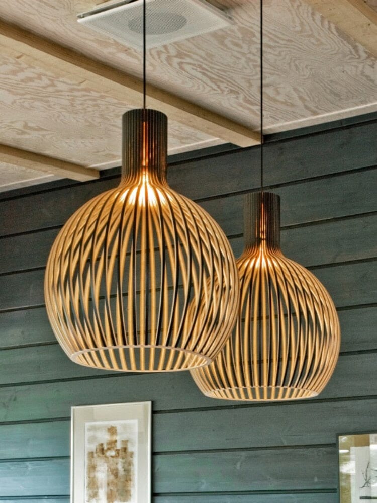 Pendant lights Nordic Wooden Creative Birdcage Chandelier sold by Fleurlovin, Free Shipping Worldwide