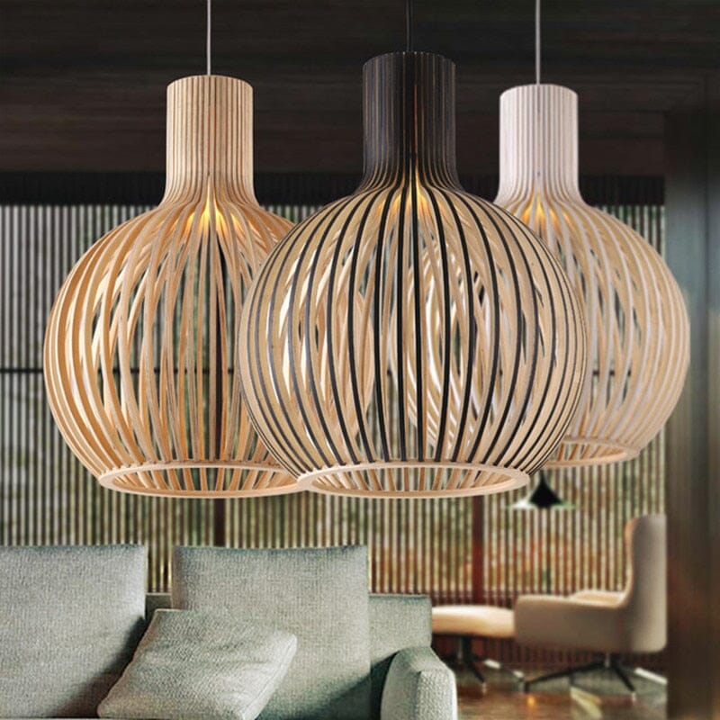 Pendant lights Nordic Wooden Creative Birdcage Chandelier sold by Fleurlovin, Free Shipping Worldwide