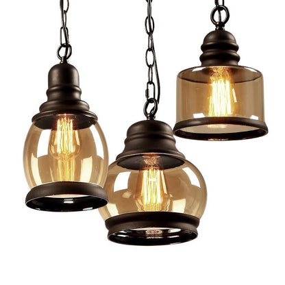 Pendant lights Retro Hanging Glass Pendant Lamps sold by Fleurlovin, Free Shipping Worldwide