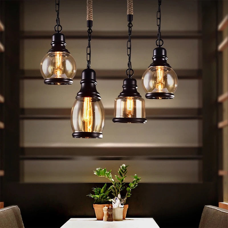 Pendant lights Retro Hanging Glass Pendant Lamps sold by Fleurlovin, Free Shipping Worldwide