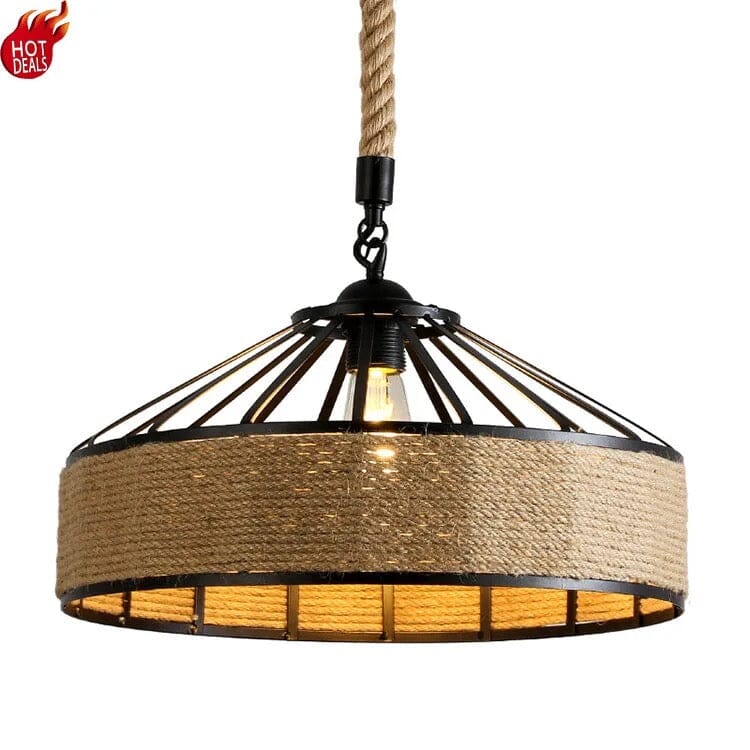 Pendant lights Sisal Rope Pendant Light sold by Fleurlovin, Free Shipping Worldwide