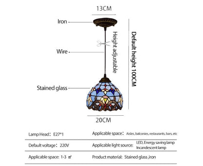 Pendant lights Stained glass vintage pendant lights sold by Fleurlovin, Free Shipping Worldwide