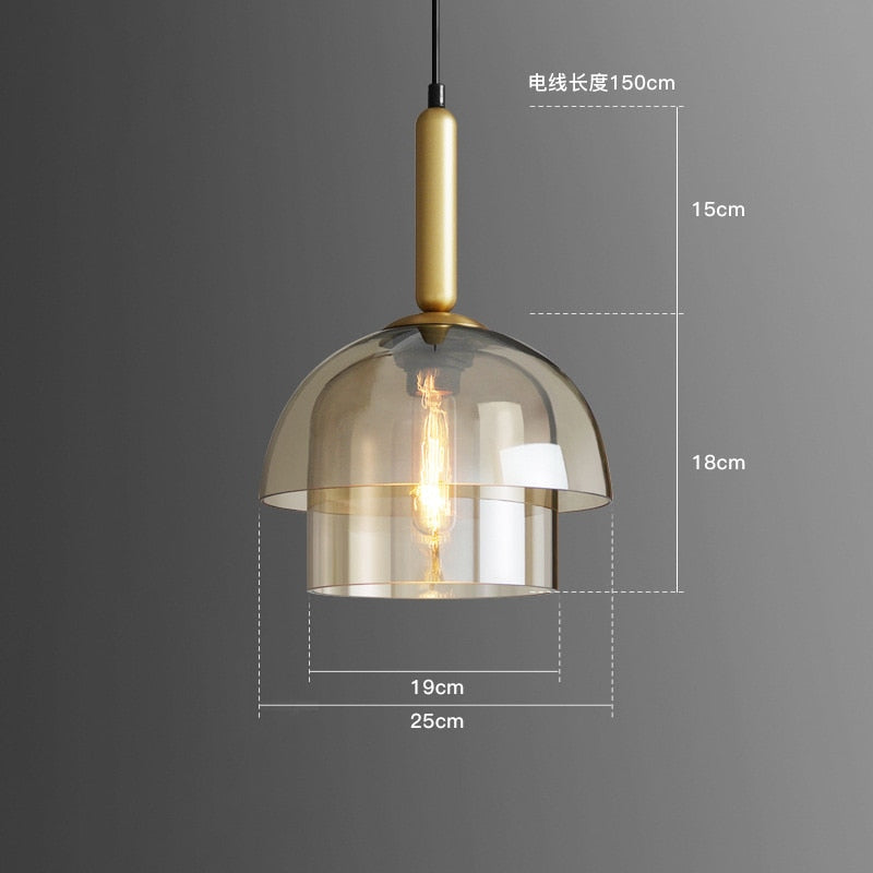 Pendant lights Vintage Art Champagne Glass Pendant Lamp sold by Fleurlovin, Free Shipping Worldwide