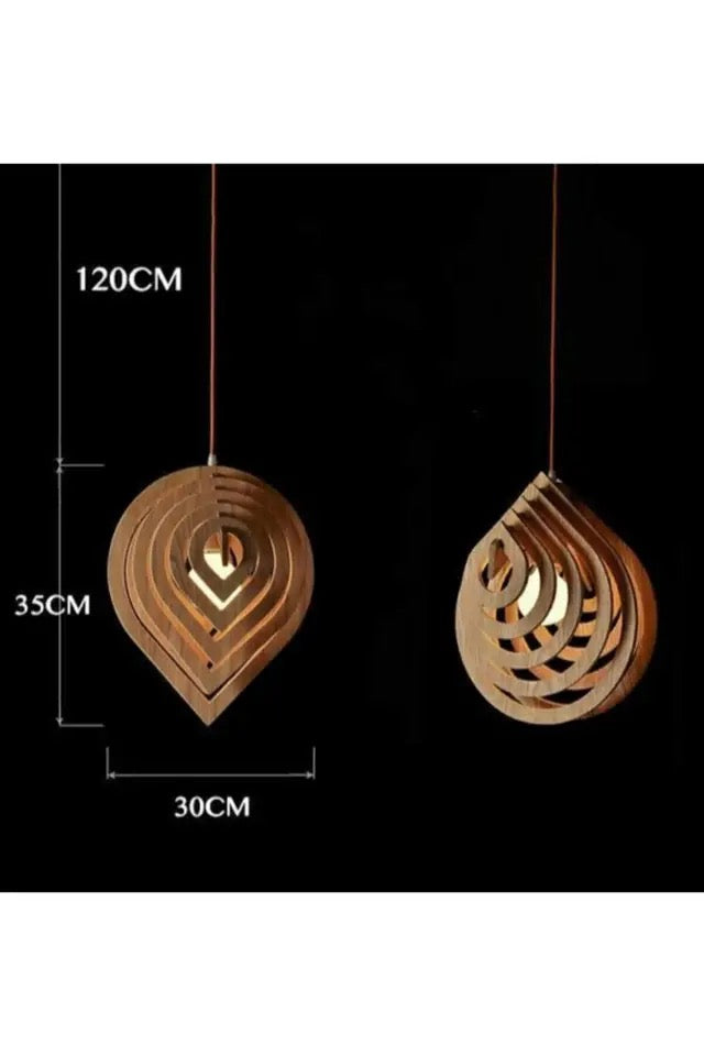 Pendant lights Wood Water Drop Pendant sold by Fleurlovin, Free Shipping Worldwide