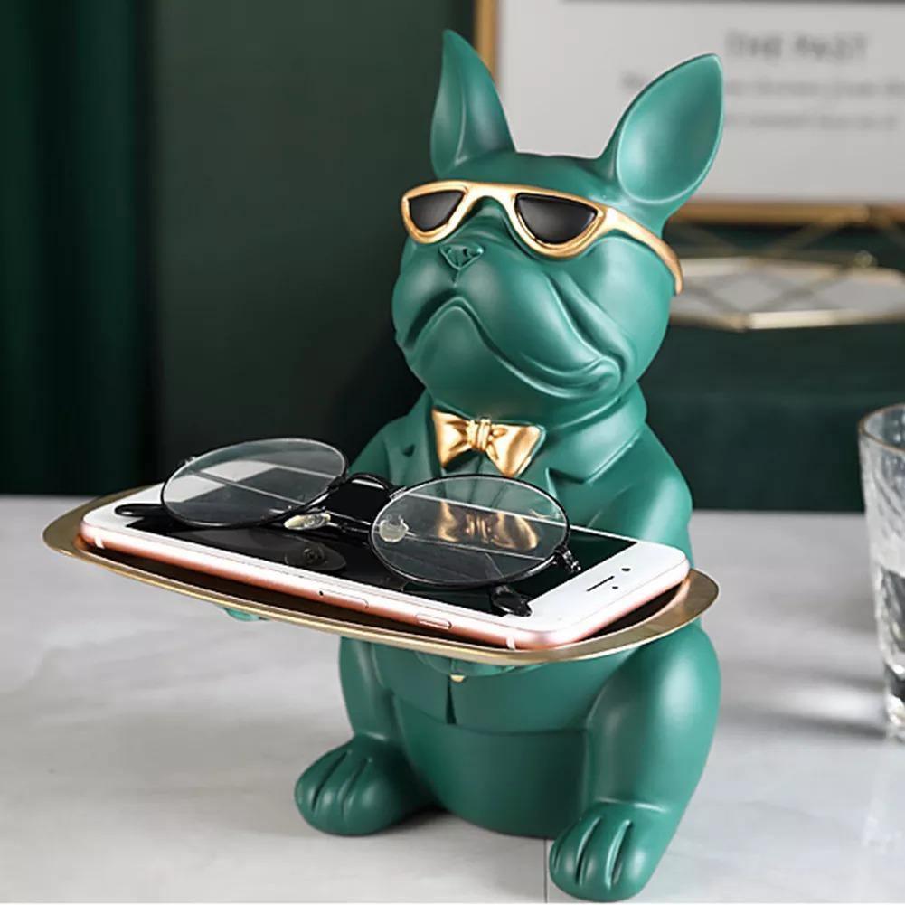 Piggy Banks & Money Jars Cool French Bulldog Piggy Bank and Platter Statue sold by Fleurlovin, Free Shipping Worldwide