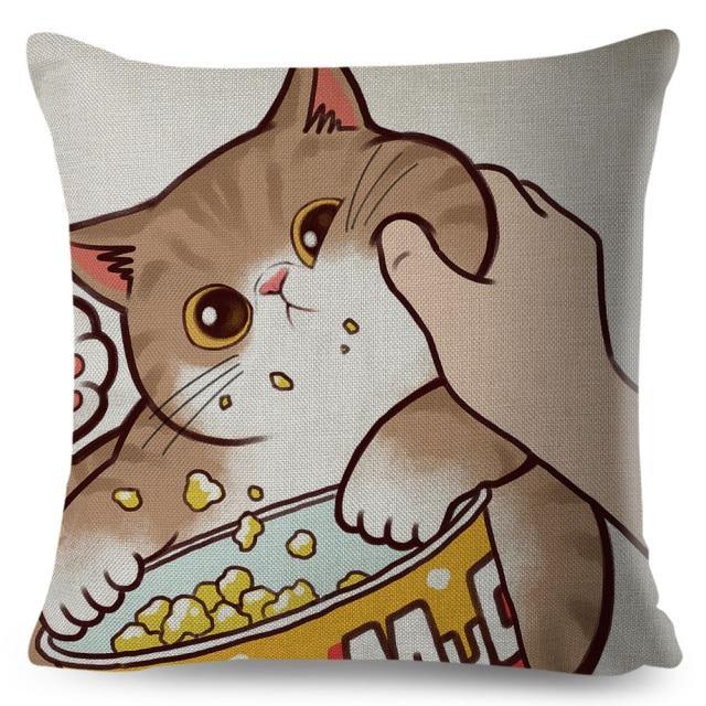  Pinch Cat Pillowcase sold by Fleurlovin, Free Shipping Worldwide