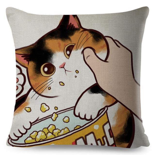  Pinch Cat Pillowcase sold by Fleurlovin, Free Shipping Worldwide