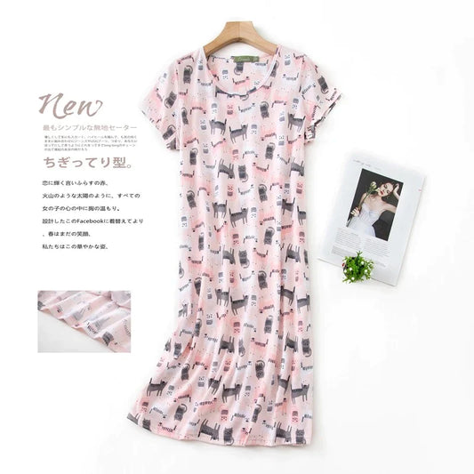  Pinky Cat Dress sold by Fleurlovin, Free Shipping Worldwide