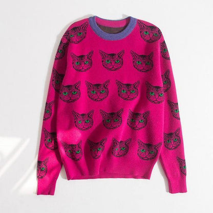  Pinky Cat Sweater sold by Fleurlovin, Free Shipping Worldwide
