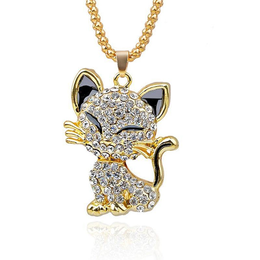  Pretty Cat Necklace sold by Fleurlovin, Free Shipping Worldwide