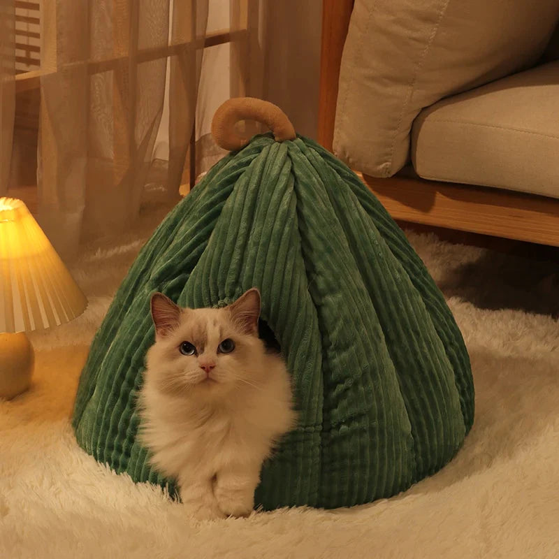  Pumpkin Cat Nest sold by Fleurlovin, Free Shipping Worldwide