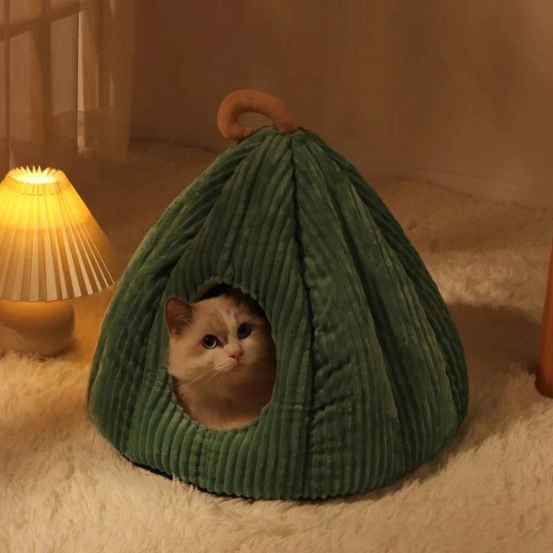  Pumpkin Cat Nest sold by Fleurlovin, Free Shipping Worldwide