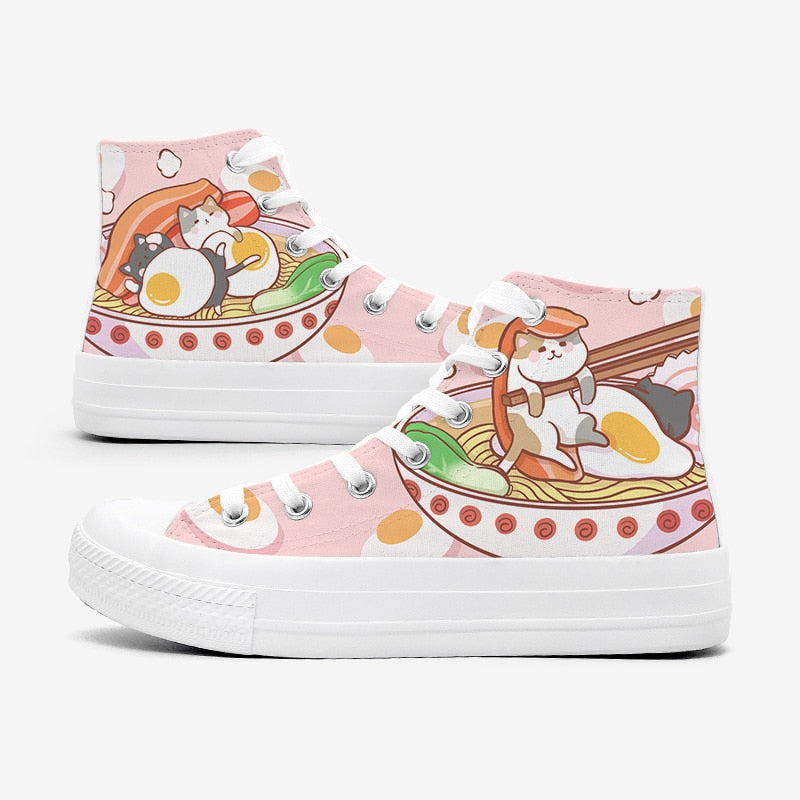  Ramen Cat Sneakers sold by Fleurlovin, Free Shipping Worldwide