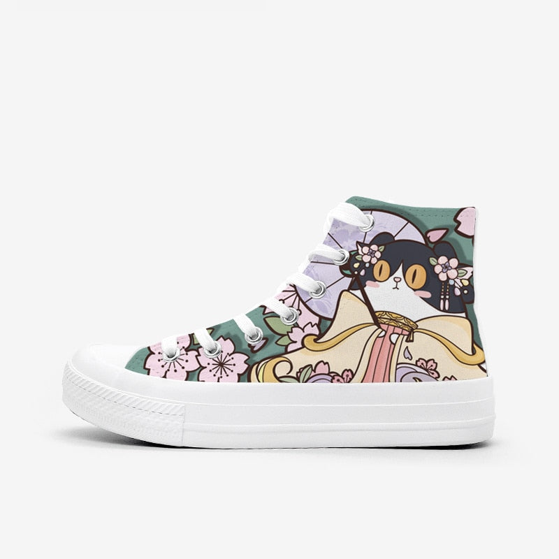  Retro Cat Sneakers sold by Fleurlovin, Free Shipping Worldwide