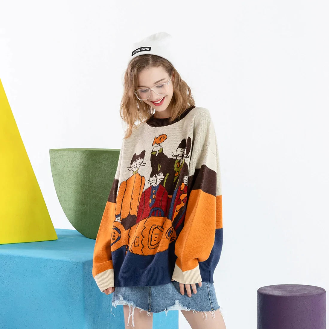  Reunion Cat Sweater sold by Fleurlovin, Free Shipping Worldwide