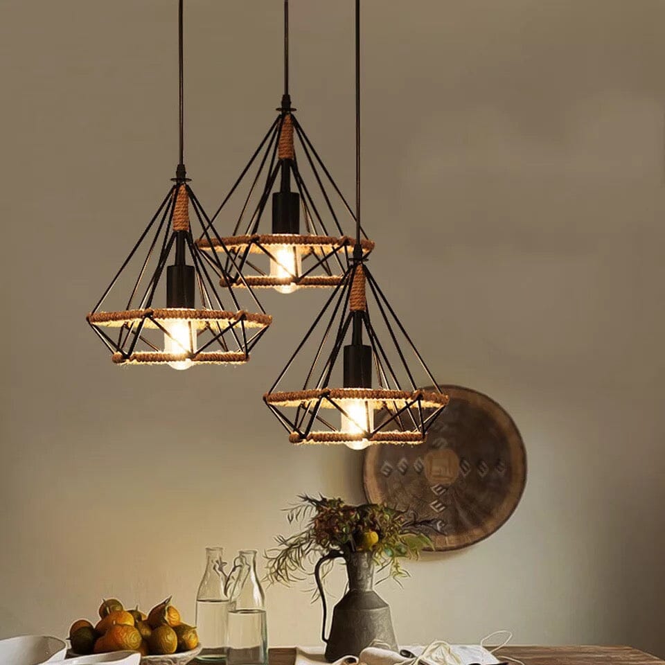  Rustic Twine Lamp sold by Fleurlovin, Free Shipping Worldwide