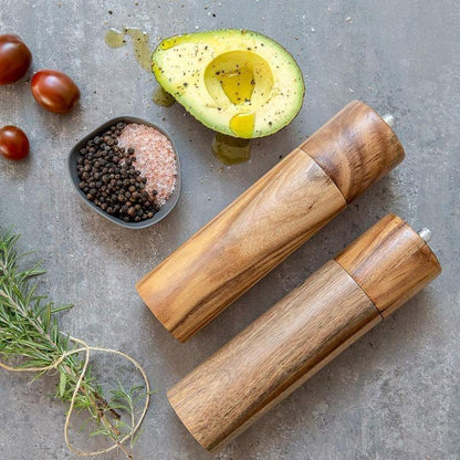 Salt & Pepper Shakers Acacia Wood Salt & Pepper Mills sold by Fleurlovin, Free Shipping Worldwide