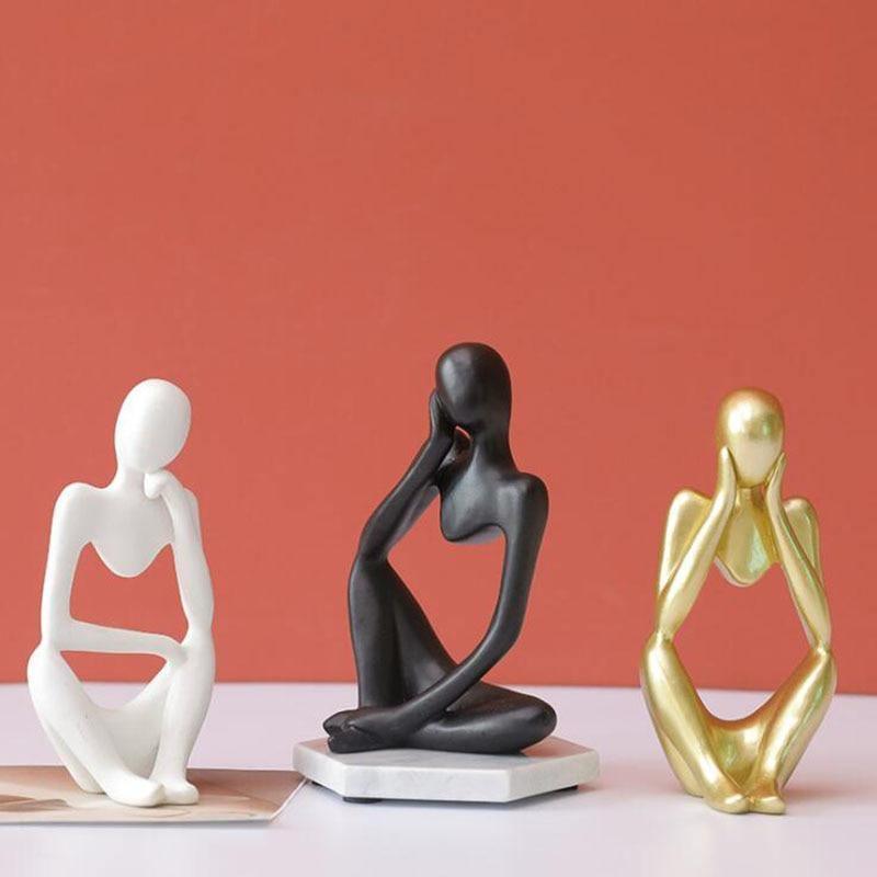 Sculptures & Statues Abstract Thinker Figurine Sculpture sold by Fleurlovin, Free Shipping Worldwide